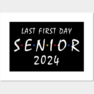 Last First Day Class of 2024 Funny Seniors 2024 Posters and Art